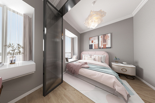 廣州市越秀星匯文璽現(xiàn)代簡約風(fēng)格二居室裝修案例