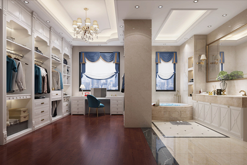 海口市綠城桃李春風(fēng)歐式風(fēng)格別墅裝修案例