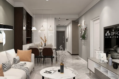 佛山市廣佛新世界花園洋房現(xiàn)代簡(jiǎn)約風(fēng)格三居室裝修案例