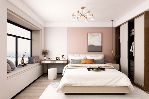 海口市?？谌A潤中心現(xiàn)代風(fēng)格四居室裝修案例