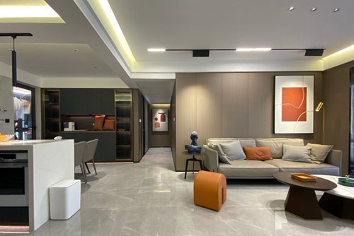 海口市港島花園現(xiàn)代簡約風(fēng)格平層裝修案例