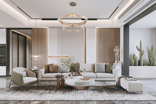 江門市東堯路住宅樓現(xiàn)代風格三居室裝修案例