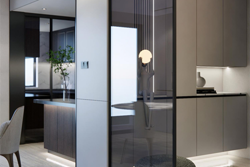 江門市江灣一品現(xiàn)代風(fēng)格三居室裝修案例