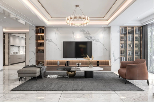 汕頭市海璟天翡花園輕奢風(fēng)格復(fù)式裝修案例