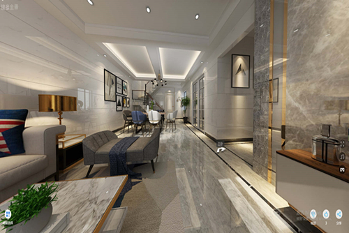 廣州市星河灣半島輕奢風(fēng)格復(fù)式裝修案例