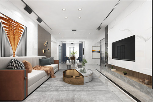 中山市雅居樂劍橋郡輕奢風格五居室裝修案例