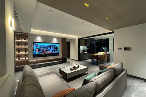 中山市名爵觀園別墅輕奢風(fēng)格三居室裝修案例