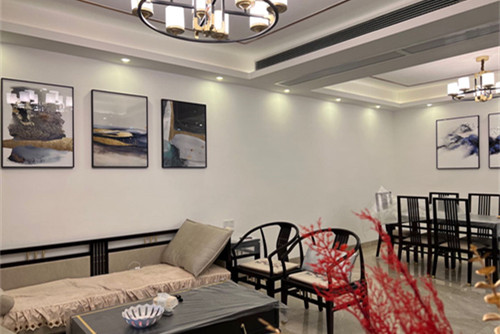 中山市盈彩美地現(xiàn)代簡(jiǎn)約風(fēng)格三居室裝修案例