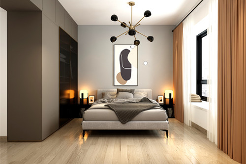 中山市君華新城現(xiàn)代簡約風格三居室裝修案例