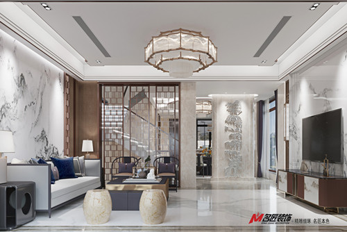 江門市東方豪苑現(xiàn)代簡約風(fēng)格別墅裝修案例