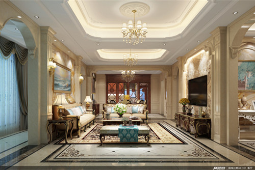 ?？谑懈蹗u花園歐式風(fēng)格別墅裝修案例