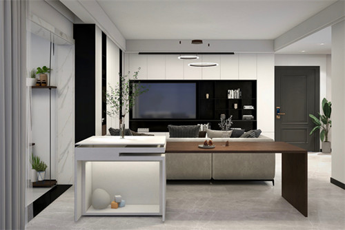 廣州市保利心語花園現(xiàn)代簡約風(fēng)格三居室裝修案例