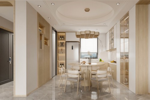 廣州市雅居樂富春山居北歐風(fēng)格復(fù)式裝修案例