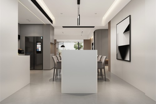 汕頭市金紫名邦花園現(xiàn)代風格三居室裝修案例