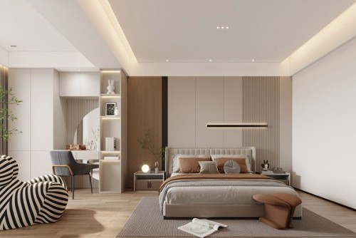 汕頭市華潤中心現(xiàn)代風格四居室裝修案例