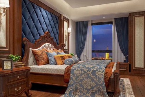 潮州市半小區(qū)歐式風(fēng)格四居室裝修案例