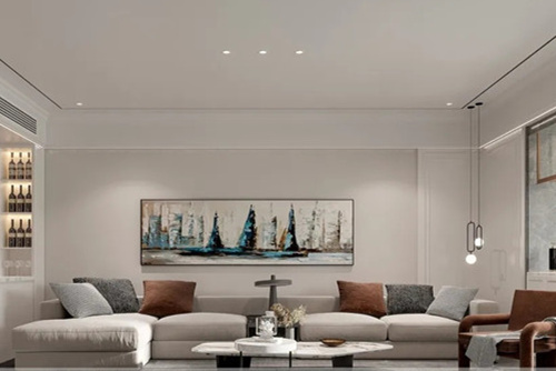 潮州市八號(hào)工業(yè)區(qū)住宅輕奢風(fēng)格三居室裝修案例