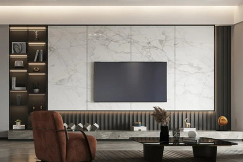 潮州市北橋大廈輕奢風(fēng)格三居室裝修案例