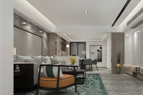 潮州市北園路8號小區(qū)現(xiàn)代簡約風(fēng)格四居室裝修案例